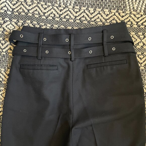 New IRO Lana Black High-Waist Pleated Wool Pants Trousers FR36 / US4 - Picture 7 of 8